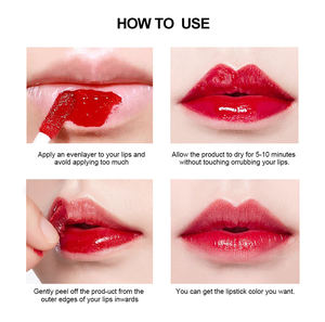 Peel Off Lip Stain con activador Duradero Impermeable Tatuaje Lip Tint Matte Finish Lip - Product Image 2