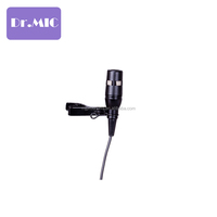 Kit d'Interview Professionnel Microphone Cravate avec Émetteur de Poche Filaire Lavalier pour Diffusions en Direct Réunions Colla Microphone Cravate