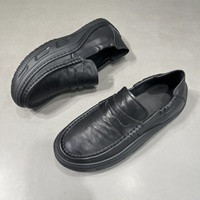 Mocassins rétro tendance printemps 2026, respirants, absorbant les chocs, confortables, en daim de vache, style britannique, pour affaires