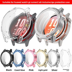 Funda protectora de TPU de cobertura total para <span class=keywords><strong>Huawei</strong></span> <span class=keywords><strong>Watch</strong></span> <span class=keywords><strong>GT</strong></span> <span class=keywords><strong>Runner</strong></span> 2 - Cubierta para reloj resistente a golpes y arañazos - Product Image 2