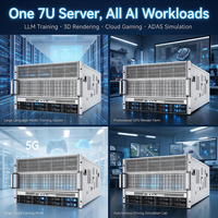 Server GPU Berkinerja Tinggi Langsung dari Pabrik Platform AMD SP5 8 GPU Server AI untuk Simulasi Pembelajaran Mendalam dan HPC