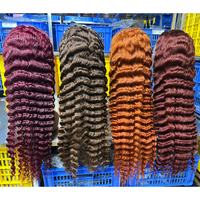 Perruque frontale HD sans colle, cheveux naturels alignés, perruque 13x6, ondulations profondes, perruques en cheveux humains purs, dentelle HD complète