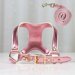 Shine And Shine Dog <b>Harness</b> Adjustable Durable Chest Strap For Small Large Dogs <b>Pet</b> Walking Leash Accessory - Product Image 2