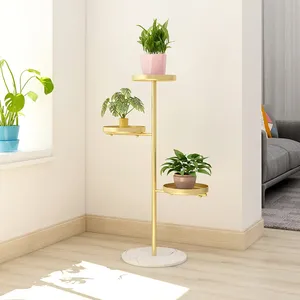 Porte-<span class=keywords><strong>pot</strong></span> <span class=keywords><strong>de</strong></span> fleurs en fer forgé multicouche, style nordique, <span class=keywords><strong>de</strong></span> luxe léger, revêtement poudré, personnalisable, pour salon intérieur - Product Image 3
