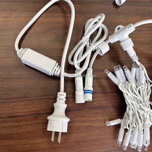 Decoración IP65 Cable de goma Blanco cálido LED Luces de cortina de goma con cable de alimentación - Product Image 3