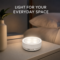 Lampe LED compacte et minimaliste à 4 trous, rechargeable par USB-C, RGB, pour armoire, placard, chambre, cadeau personnalisable