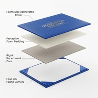 Porte-certificat de diplôme A4 personnalisé avec logo, couverture de diplôme en similicuir format lettre 8,5x11, couverture de certificat de diplôme