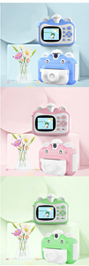 Mini fotocamera Hd 1080p con giochi foto divertenti per bambini pellicola per fotocamera a colori istantanei giocattoli per Selfie fotocamera digitale per bambini - Product Image 4