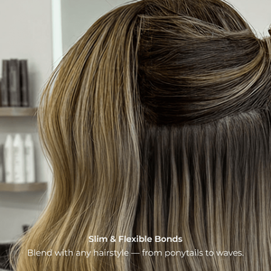 Extensiones de <span class=keywords><strong>Cabello</strong></span> Humano Remy con Punta Plana Pre-Adherida, Color <span class=keywords><strong>Balayage</strong></span>, Doble Trama, <span class=keywords><strong>Cabello</strong></span> Chino al por Mayor, MOQ 50g - Product Image 4