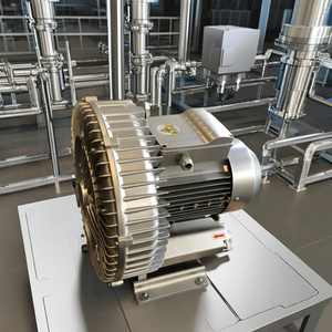 JQT2200C 2GH610 2.2kw 3Hp Soplador de anillo de alta presión monofásico 220V Soplador de canal lateral de bajo ruido para mecanizado de piscicultura - Product Image 3