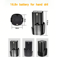 Batterie lithium-ion 16,8 V longue durée, adaptée aux perceuses sans fil, aux tournevis et autres outils électriques ; capacité au choix.