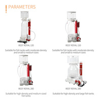 OEM Reef Royal Penggunaan Luar Ruangan Protein Skimmer Anti-overflow Operasi Tegangan Rendah 24V Kontrol Cerdas Sangat Senyap untuk Akuarium