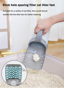 Xách Tay Bền Nhựa Mèo Xẻng Với Túi Phân Của Nhanh Chóng Làm Sạch Lên Tích Hợp Litter Scoop Cho Vật Nuôi Mèo Làm Sạch Nguồn Cung Cấp - Product Image 2