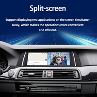 Pantalla de 10.25 Pulgadas IPS Android para Coche Reproductor Multimedia de Video para BMW Serie 5 F10 F11 520 535 2011-2016 Sistema de Navegación CIC NBT Sin DVD