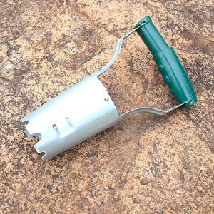 Seedling Transplanter Tool – Stainless Steel Seeder, Wood Handle Hole Digger – for Transplanting Seedlings, Planting <b>Bulbs</b>, Flow - Product Image 3