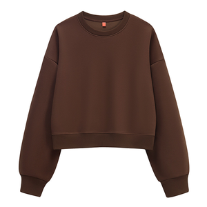 Sudadera con Capucha para Mujer, de Alta Calidad, Moderna, Casual, Deportiva, Retro, Gruesa, Estilo Otoñal, Color Sólido - Product Image 4