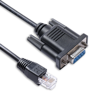 9 Pin d-sub Female ke RJ45 DB9 RS232 seri NexRemote Cable untuk menghubungkan Celestron Computerized teleskop PC Port ke komputer