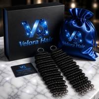 Extensions de cheveux naturels ultra-légères, cheveux humains vierges d'un seul donneur, cuticules alignées, double tirage, qualité professionnelle pour salons, vente en gros