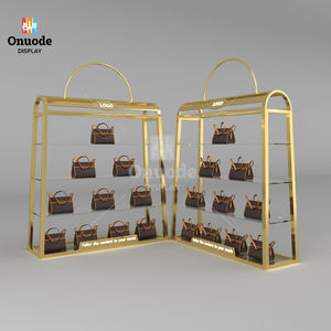 Estantes de Exhibición para Bolsos y Carteras Personalizados |   Accesorios Modernos para Bolsas de Compra |   Estanterías de Pared para Tiendas |   Diseño de Interiores de Boutique - Product Image 2