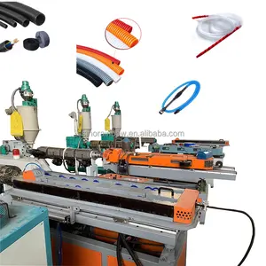 PA single wall COD corrugated optic duct pipe making machine/plastic pipe production line