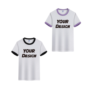 T-shirt pour enfants en coton 100 % de haute qualité, coupe classique, personnalisable avec logo brodé, respirant et uni – Vente en gros - Product Image 4