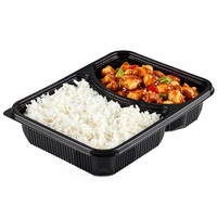 YANGRUI Cajas de comida para llevar con compartimentos, de gran volumen, para pedidos de comida para llevar, cajas de comida para picnic.