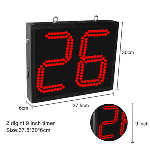 Temporizador de <span class=keywords><strong>Cuenta</strong></span> Regresiva LED CHEETIE CP11 de 2 Dígitos, 9 Pulgadas, 37x30cm, Control Remoto, Aplicaciones de Temporización Industrial, Aleación de Aluminio, OEM Completo - Product Image 2