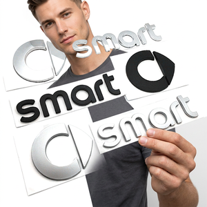 Emblema 3D ABS Plateado y Negro para el Capó Delantero del Coche, Logotipo para la Tapa del <span class=keywords><strong>Maletero</strong></span> Trasero, Adhesivo Decorativo para Automóviles - Product Image 6