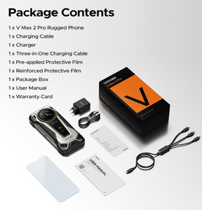 Doogee V Max 2 Pro Téléphone portable robuste 5G 16 Go + 1 To Vision nocturne Écran 6,78 pouces Appareil photo principal 200 MP Batterie 22000 mAh Android 16 Talkie-walkie POC - Product Image 4