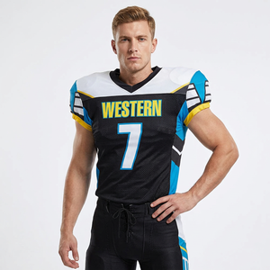 Uniforme de Fútbol Americano Personalizable de Alta Calidad Sublimado para Entrenamiento Profesional y Competencia, Mangas Cortas, Uso en Equipo - Product Image 4