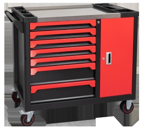 Armoire métallique d'atelier <span class=keywords><strong>de</strong></span> réparation automobile avec tiroirs, chariot à outils, ensemble d'armoires <span class=keywords><strong>de</strong></span> rangement pour outils, établi robuste pour garage - Product Image 3