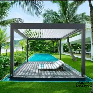 Kits de remplacement de lames de <span class=keywords><strong>pergola</strong></span> en aluminium, accessoires de bricolage pour <span class=keywords><strong>pergola</strong></span> et gazebo à lames orientables en aluminium - Product Image 5