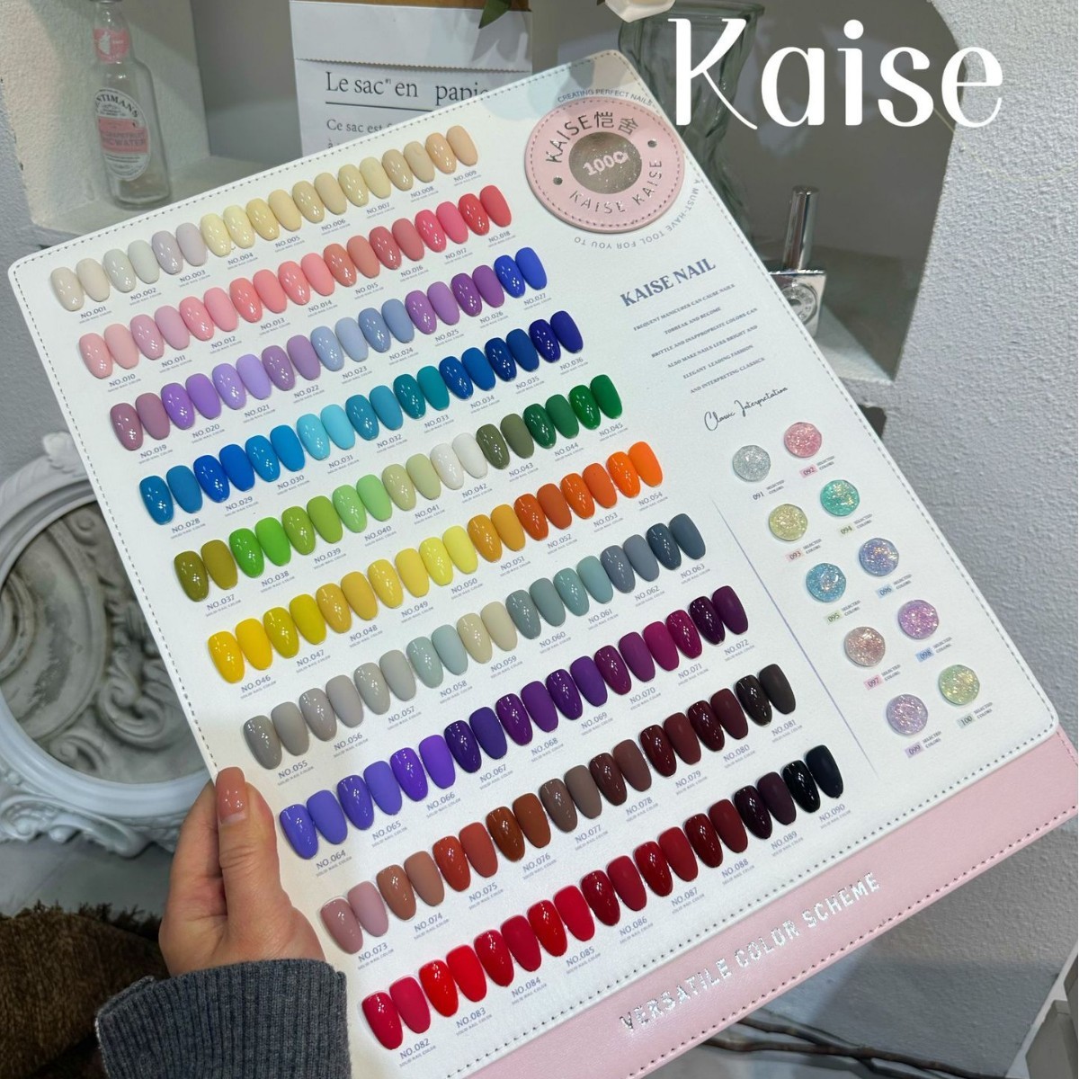 100 color/set