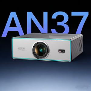 Proyector de Techo 4k, Proyector Inteligente de Cine 4k Android con Altavoces, 1000ANSI, Mejor Calidad de Imagen, Descarga de Aplicaciones, Proyector de Datos - Product Image 1