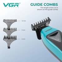 Tondeuse à cheveux électrique à lévitation magnétique VGR V-035T, nouvelle tondeuse de précision haut de gamme pour coiffures et détails, 10000 tr/min, tondeuse à pousser haut de gamme