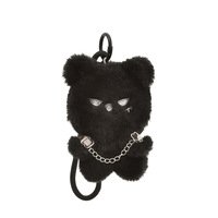 Mignon ours en peluche en plastique, pendentif de sac, accessoire porte-clés, jouet en peluche avec rembourrage en coton PP