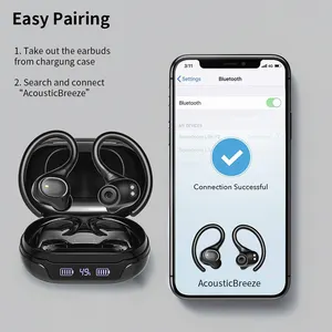 Kinlan untuk Ipod Sports earbud Tws nirkabel Mini headphone nirkabel Bluetooth earphone Bluetooth Headset Bluetooth Tws