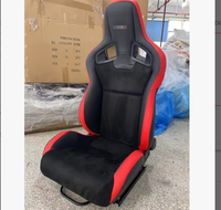 Siège baquet en carbone OEM le plus vendu avec rail coulissant, sièges Recaro Sportster CS en cuir PVC et daim, sièges Recaro Podium