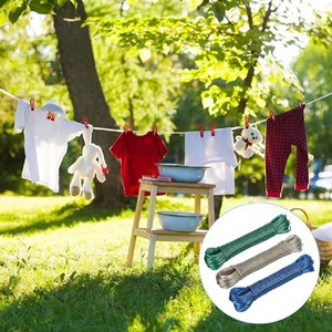 PVC Coated <b>Wire</b> Rope 5 Layer Detachable <b>Hanging</b> Clothes Organizer Portable Outdoor Farmhouse Storage Rack - Product Image 2