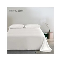 Parures de lit de luxe 100% soie de mûrier pure avec taille et couleur personnalisées pour la maison, hypoallergéniques, antibactériennes, coffret cadeau