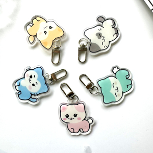 พวงกุญแจวง <span class=keywords><strong>ITZY</strong></span> รุ่น TWINZY ยองนา เยจี ลิอา ริจิน แชรีอง ยูนา แบบยืนก้ม อุปกรณ์ตกแต่งกระเป๋า - Product Image 6