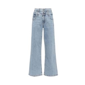 Jeans Holgados de Alta Calidad para Mujer, Estilo Casual, Cintura Doble, Marca Tideway - Product Image 4