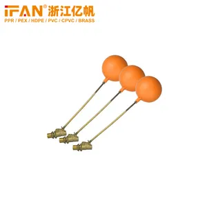 IFAN China factory price 1/2 inch male thread brass ball tap brass ball cock brass float valve