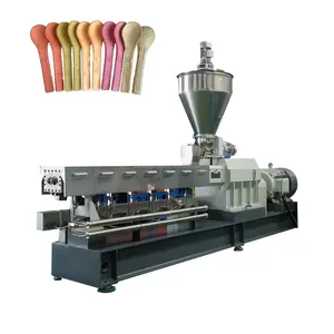 Eye Catch Degradable Tableware Maker Edible Knife/ Fork/ Spoon Making Machine Supplier