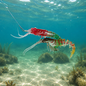 FIORDO 5 "7g Luminoso Mare Esche Da <span class=keywords><strong>Pesca</strong></span> del Gambero Verme di Plastica Morbida Esche Artificiali Calamari Spina Prawn Lure - Product Image 5