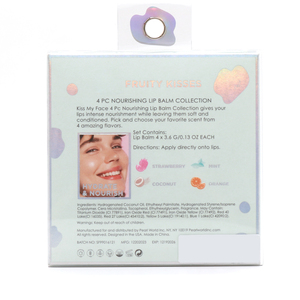 Hersteller Deep Moist urizing 4PCS Lippenbalsam-Kit Oem Support Papier verpackungs röhre <span class=keywords><strong>Lip</strong></span> <span class=keywords><strong>Bam</strong></span> Makeup Set - Product Image 2