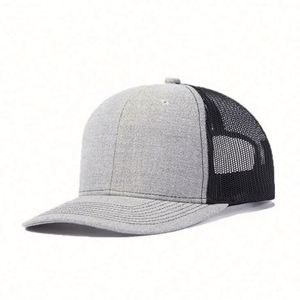 Gorra Richardson 112 con Parche de Cuero y Logotipo Bordado Personalizado, Gorras Trucker al por Mayor, Gorras Richardson Lisas para Hombre - Product Image 2