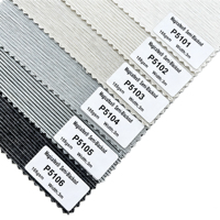 Tissu pour stores enrouleurs semi-occultants à rayures fines MagicalTex P5100 en polyester