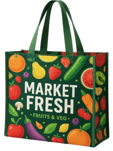 ถุงผ้าฝ้ายแบบหนาสำหรับใส่ของชำ บรรจุภัณฑ์สำหรับร้านค้า ตลาดนัด ทำแบรนด์ธุรกิจ และใช้ซ้ำได้ขนาดใหญ่ - Product Image 2