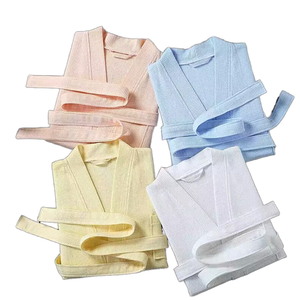 Men’s <b>Hooded</b> Terry <b>Bathrobe</b> Soft Cotton Absorbent Spa Robe <b>with</b> Belt - Product Image 1
